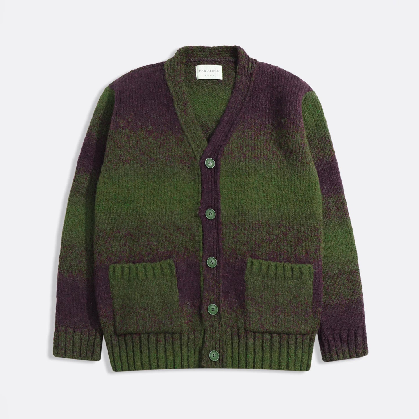 Buckley Cardigan - Purple / Green