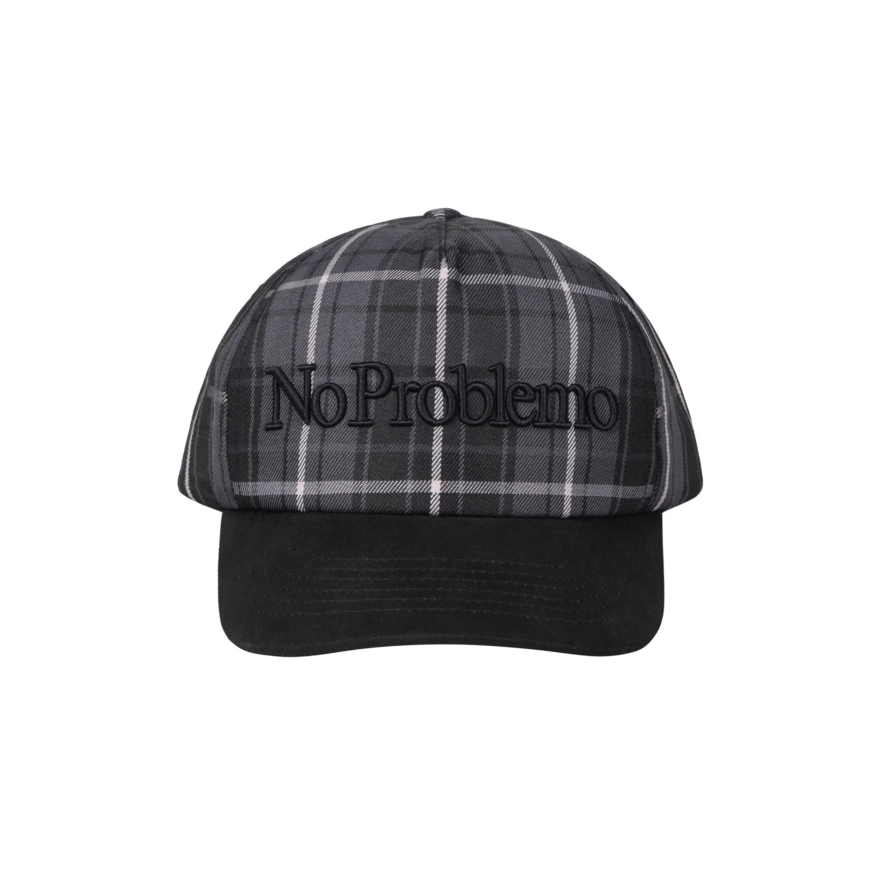 No Problemo Plaid Cap - Black – Cooshti