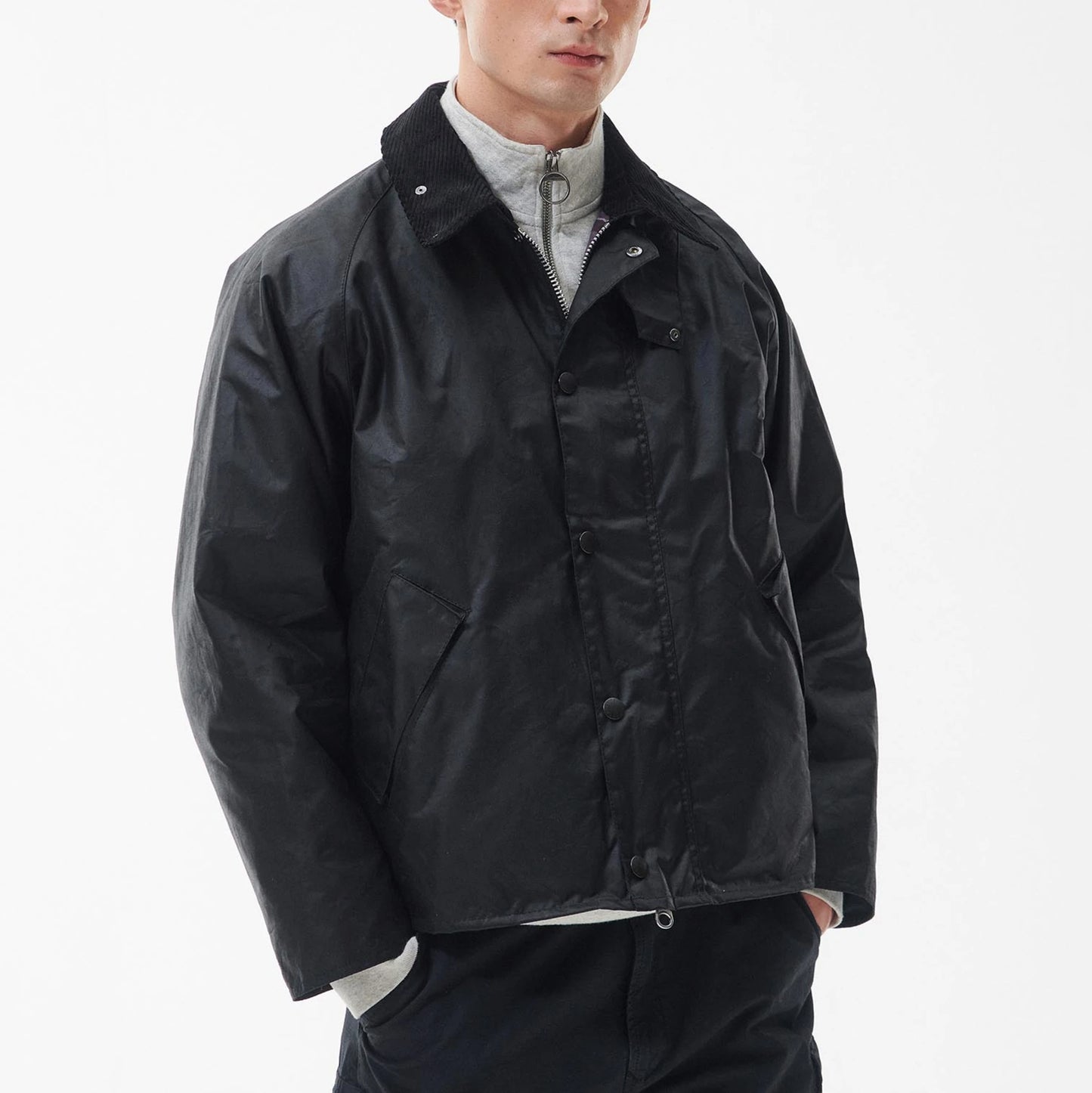 Transport Waxed Jacket - Black