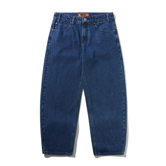 Baggy Denim Jeans - Dark Blue