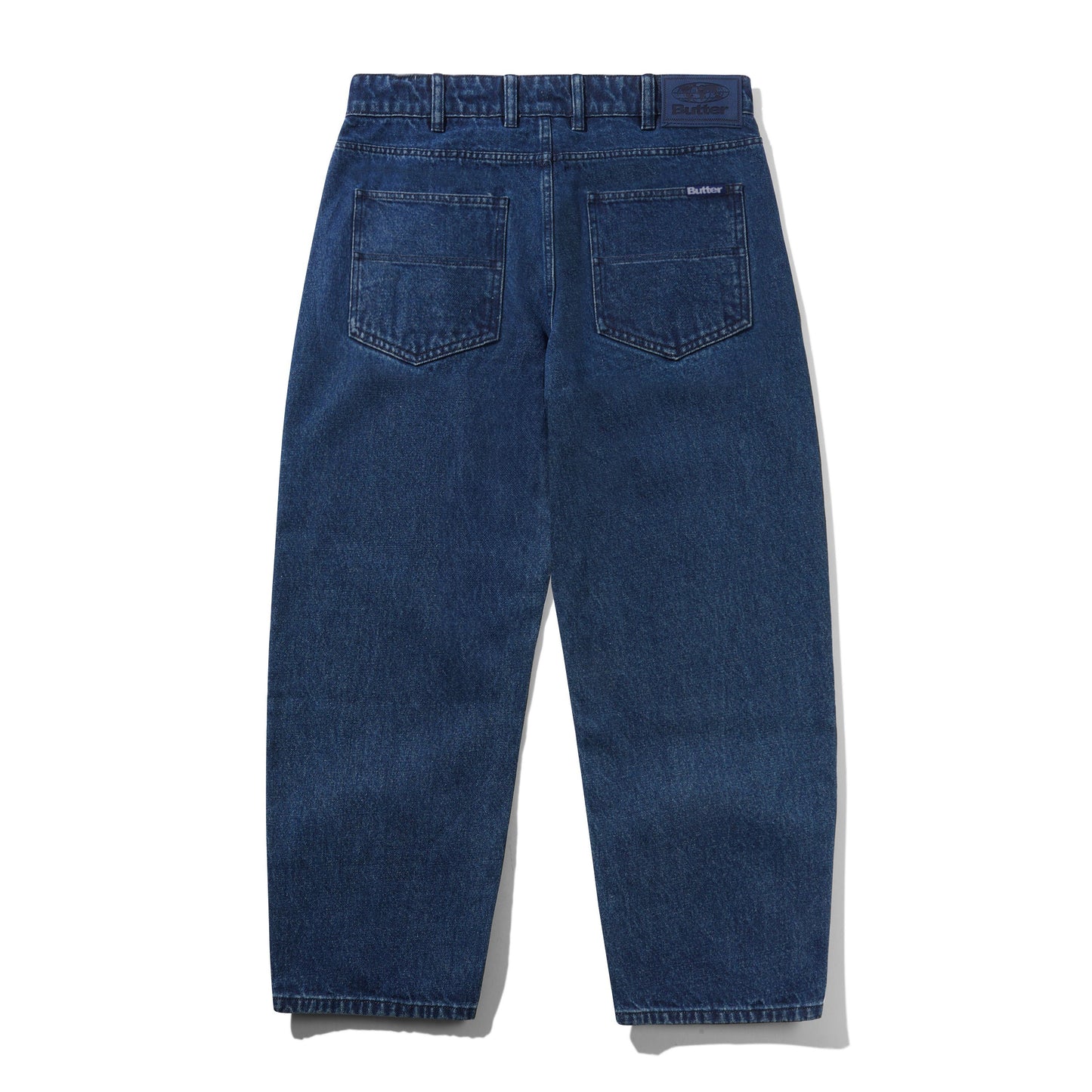 Baggy Denim Jeans - Dark Blue