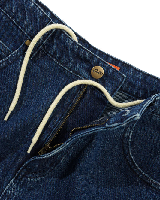 Baggy Denim Jeans - Dark Blue