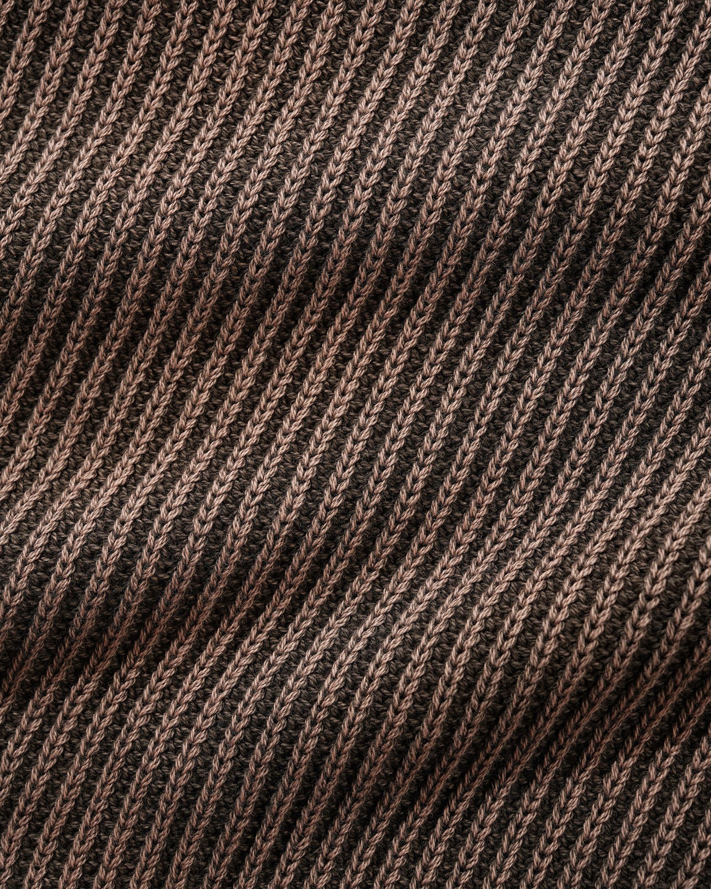 Bleach Knit Sweater - Brown