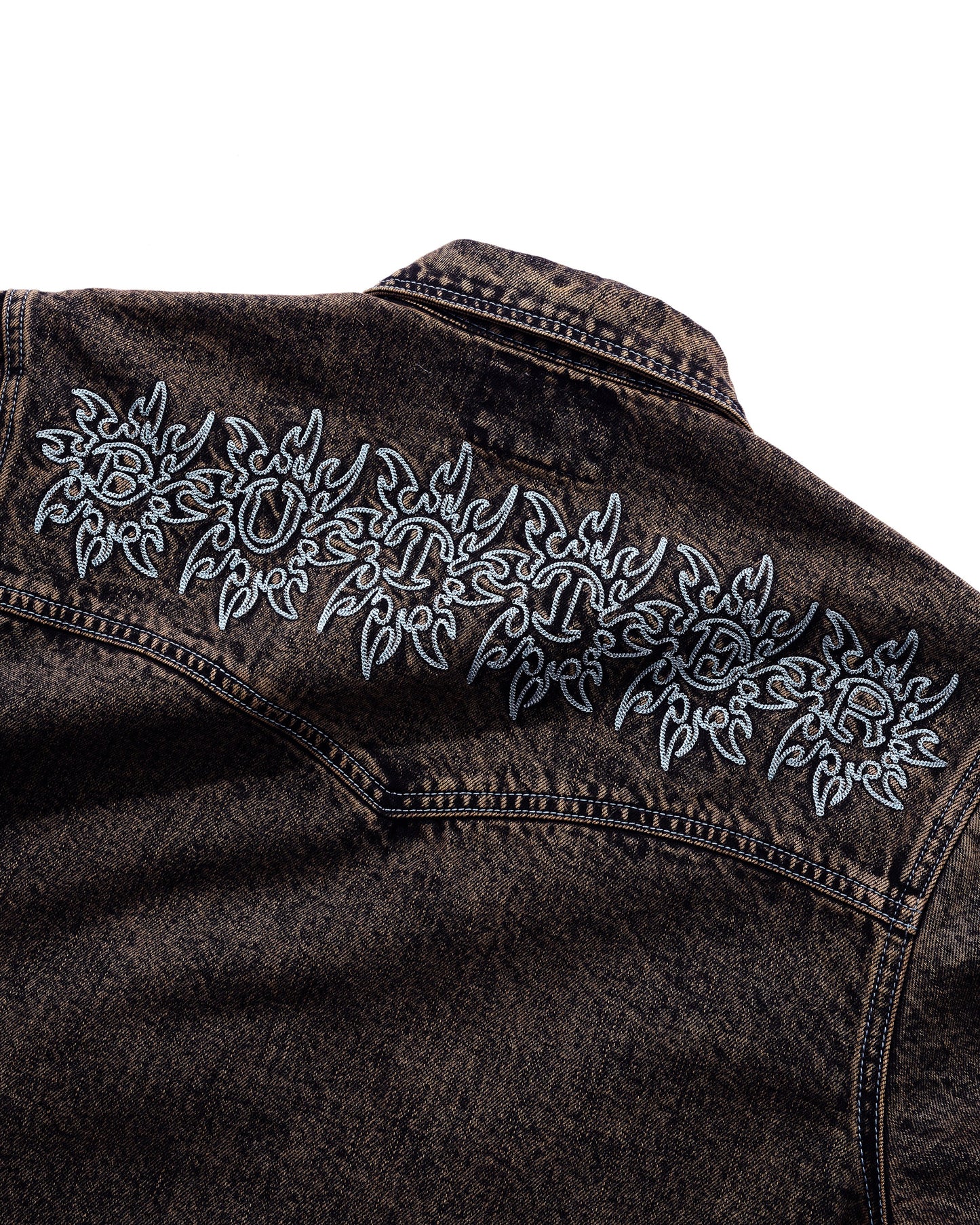 Bronco Denim Jacket - Tinted Brown