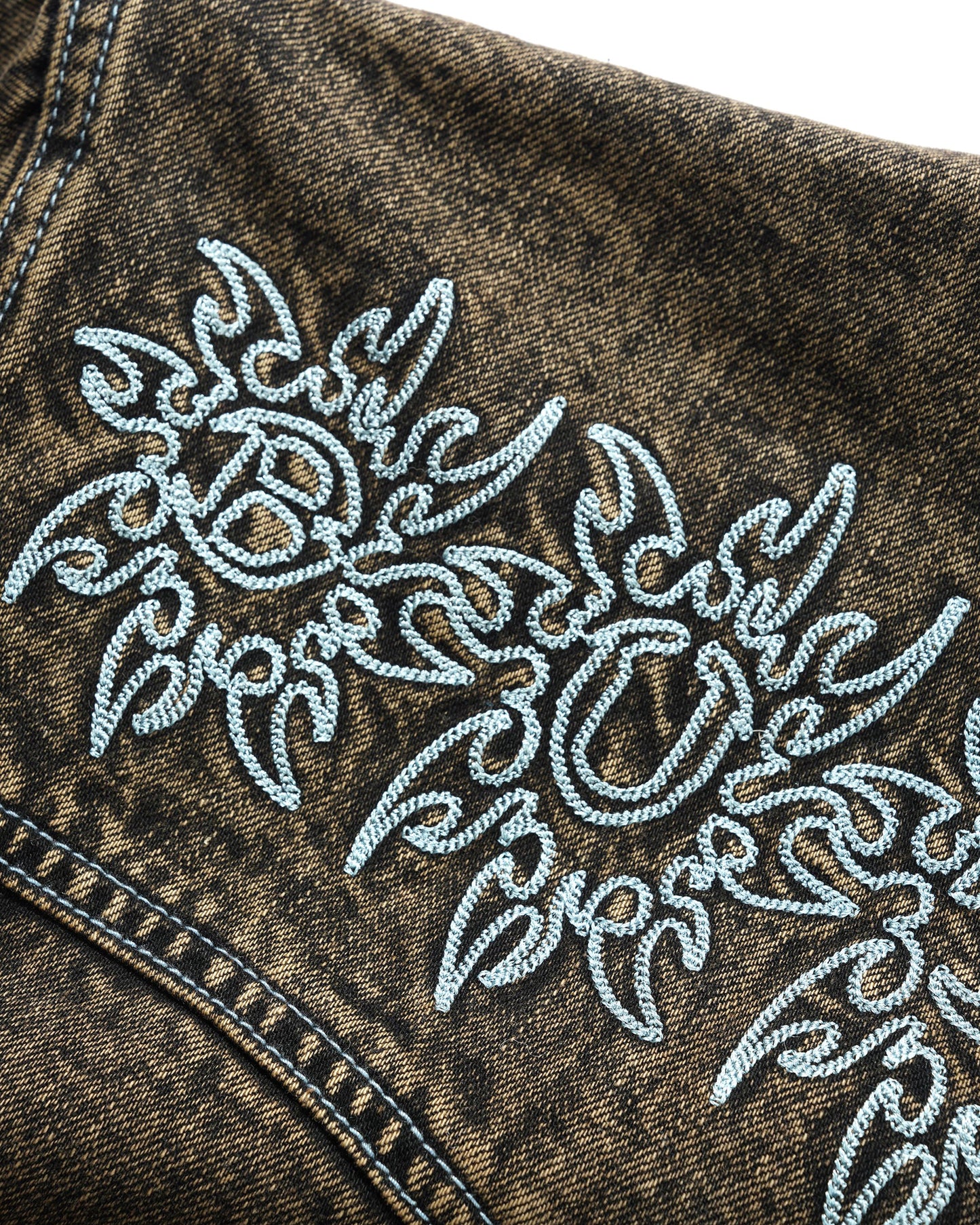 Bronco Denim Jacket - Tinted Brown