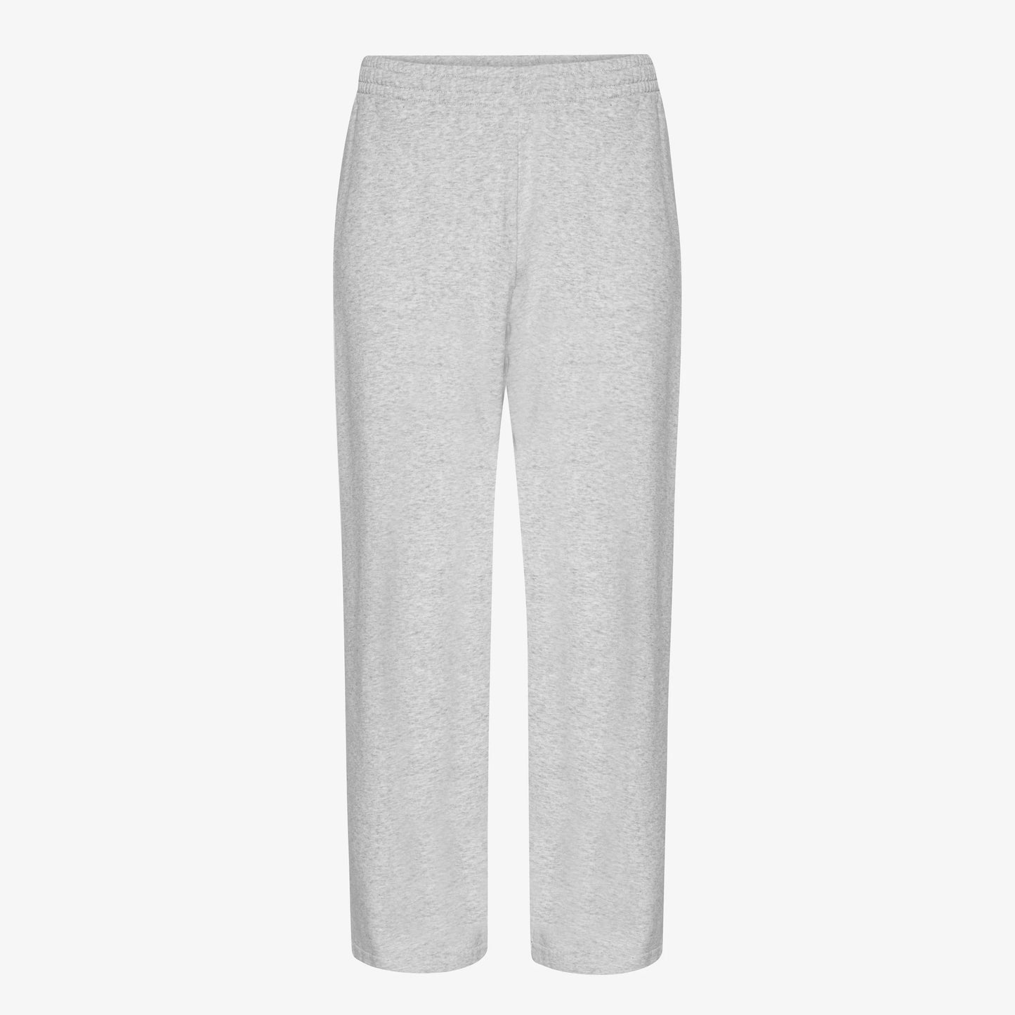Organic Straight Leg Sweatpants - Snow Melange