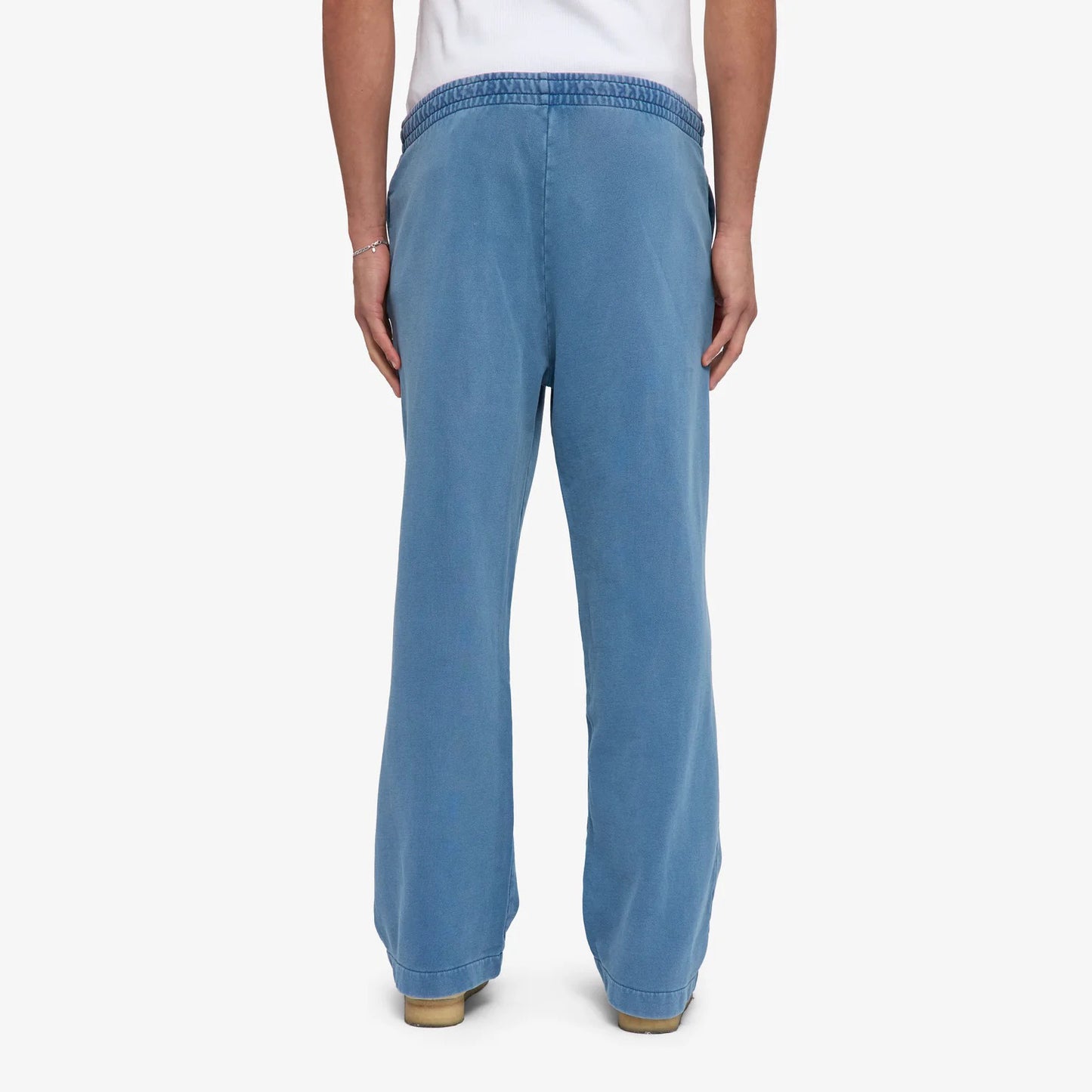 Organic Straight Leg Sweatpants - Faded Indigo