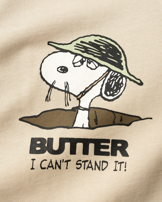Peanuts Can't Stand It Tee - Washed Sandstone