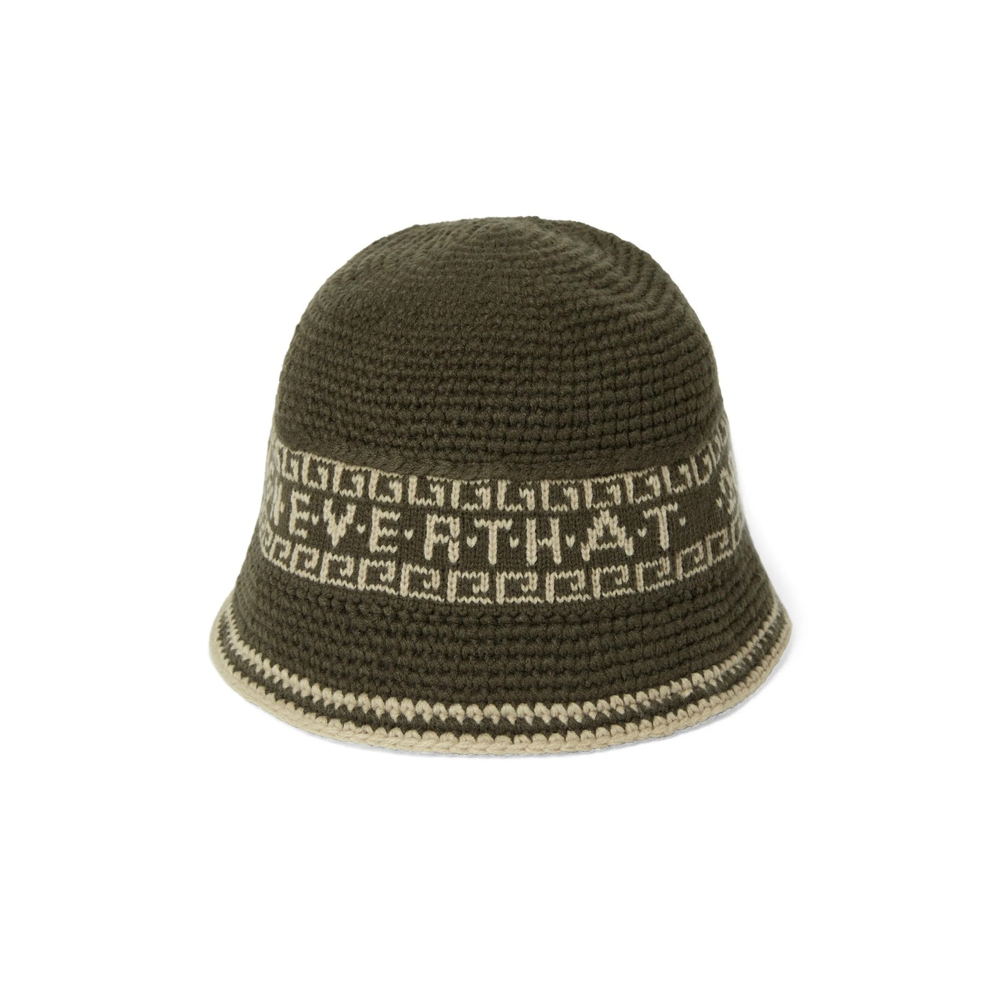 Crochet Bucket Hat - Olive
