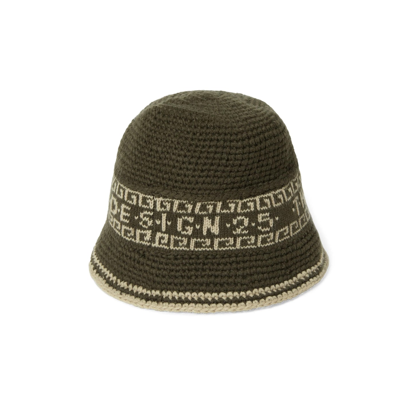 Crochet Bucket Hat - Olive