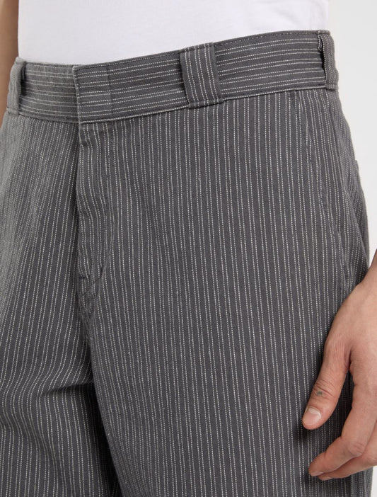 Lima Pinstripe Pant - Charcoal