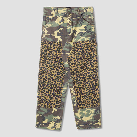 Double Knee Pant - Woodland / Leopard Mix