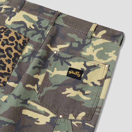 Double Knee Pant - Woodland / Leopard Mix