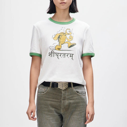 Faster Tee - Dirty White