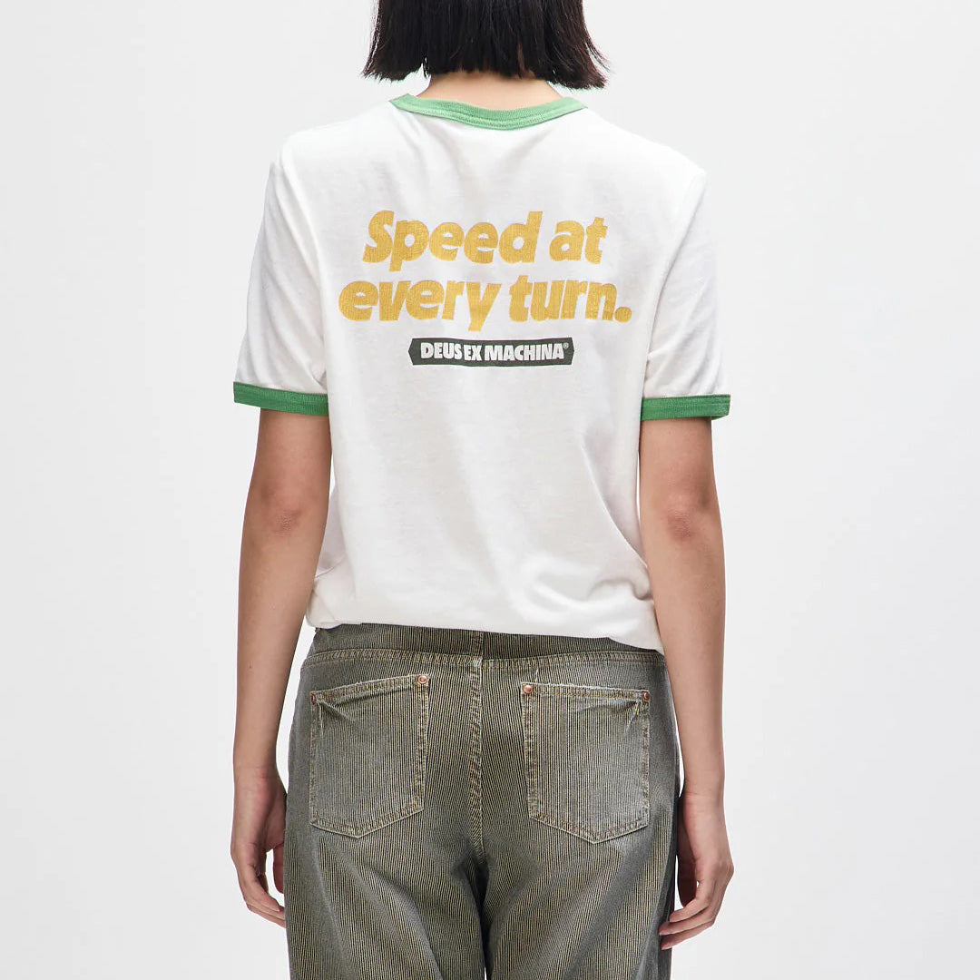 Faster Tee - Dirty White