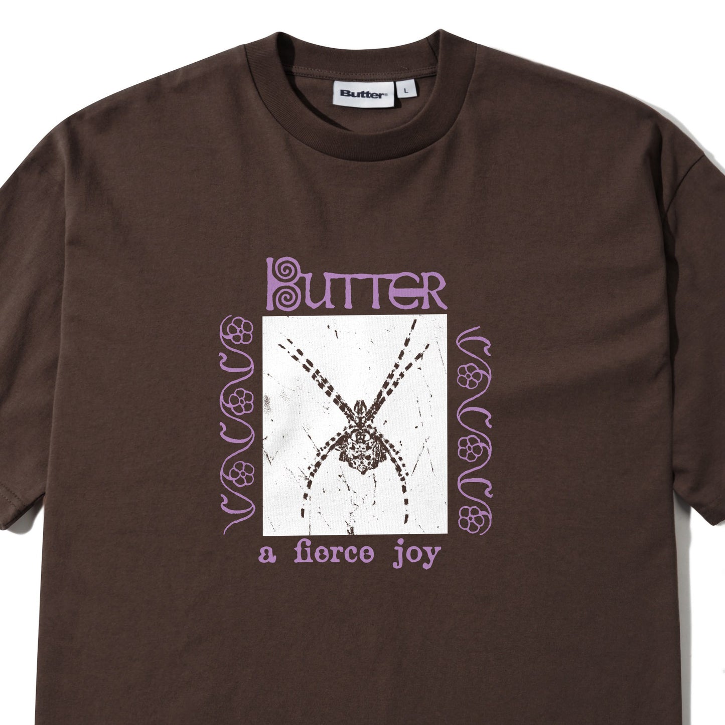 Fierce Joy Tee - Chocolate