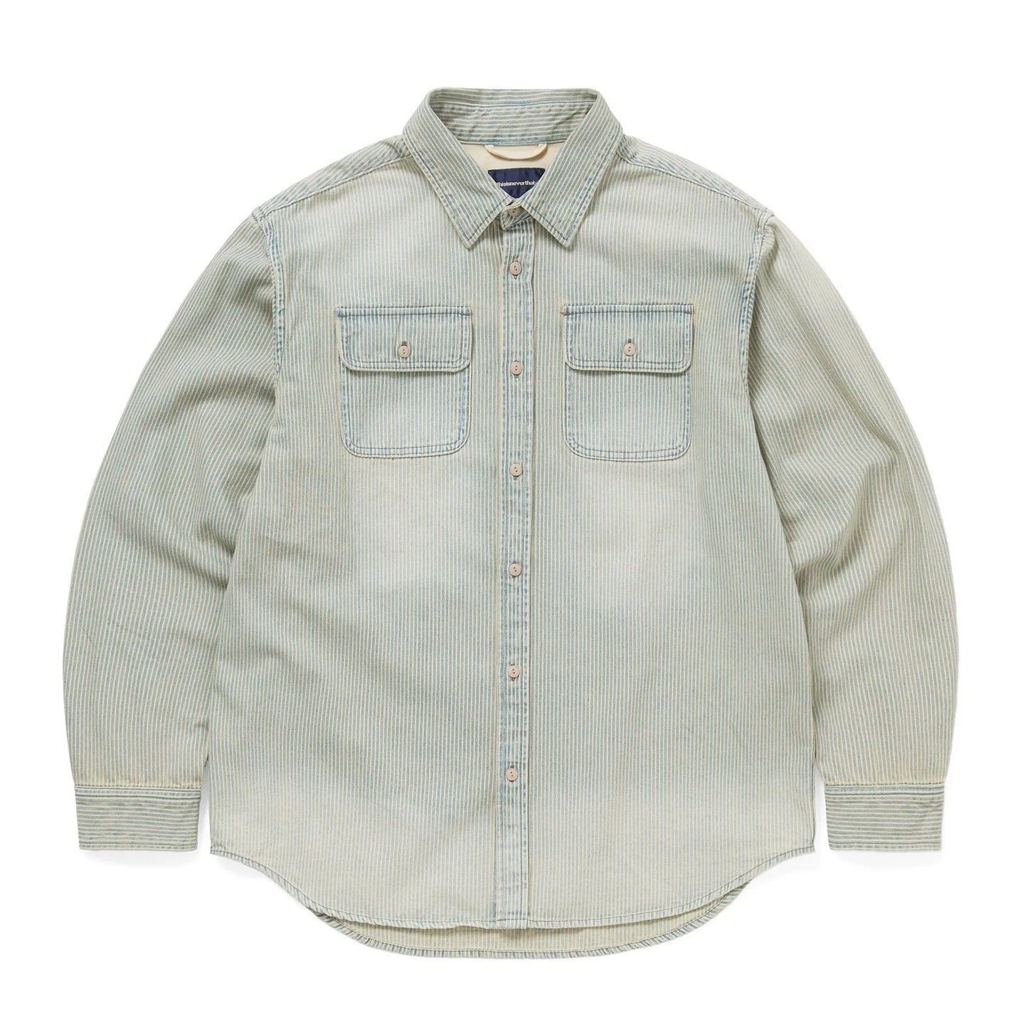 Hickory Denim Shirt - Washed Blue