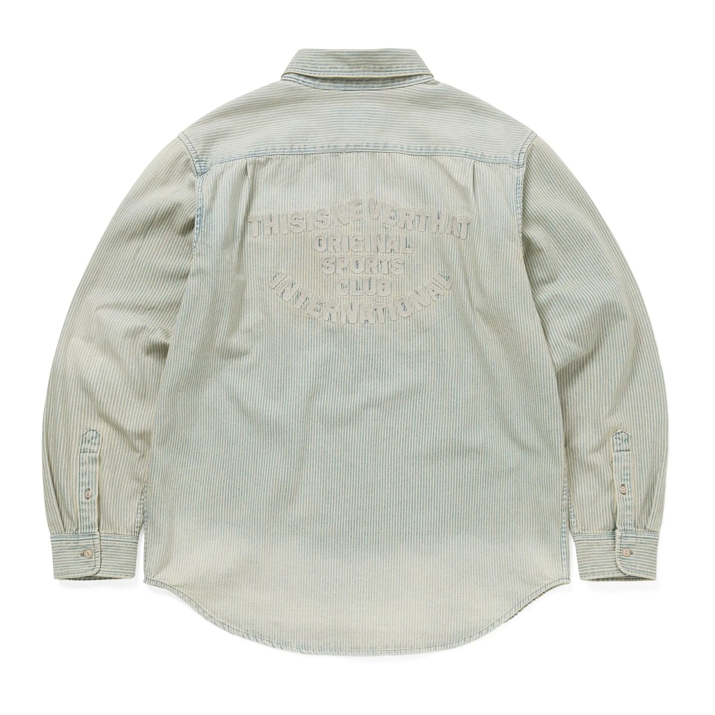 Hickory Denim Shirt - Washed Blue