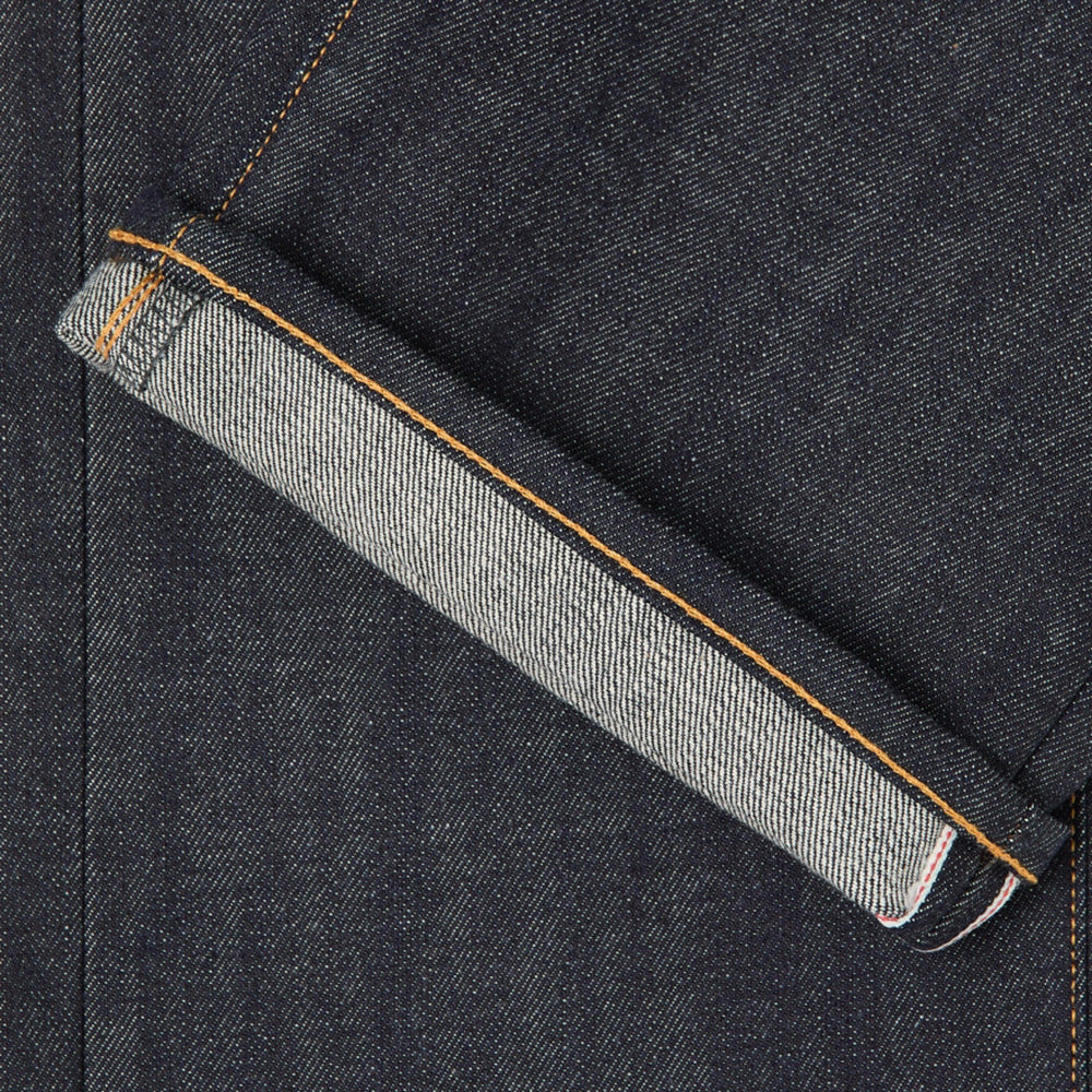 ED-47 - Regular Straight Jeans - Red Selvage 14oz - Blue Unwashed