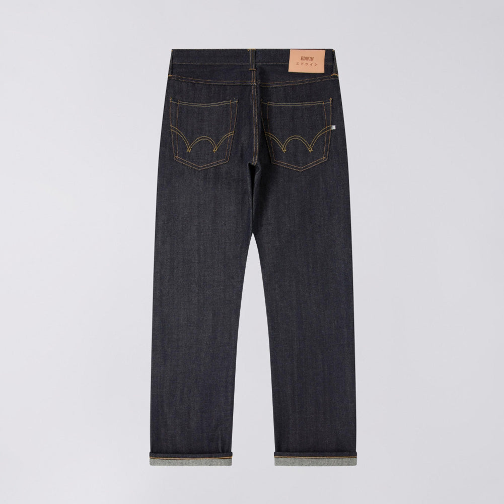 ED-47 - Regular Straight Jeans - Red Selvage 14oz - Blue Unwashed