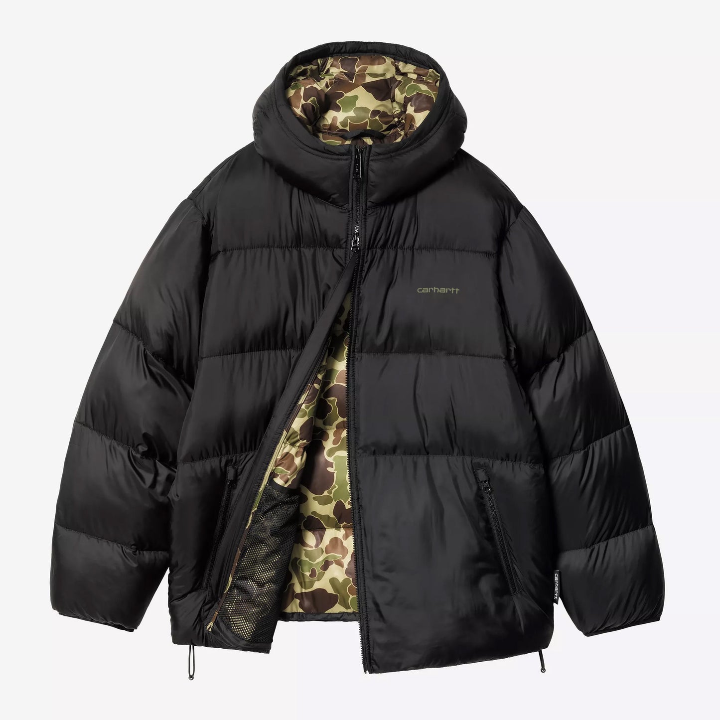 Toronto Jacket - Black / Camo Duck, Green