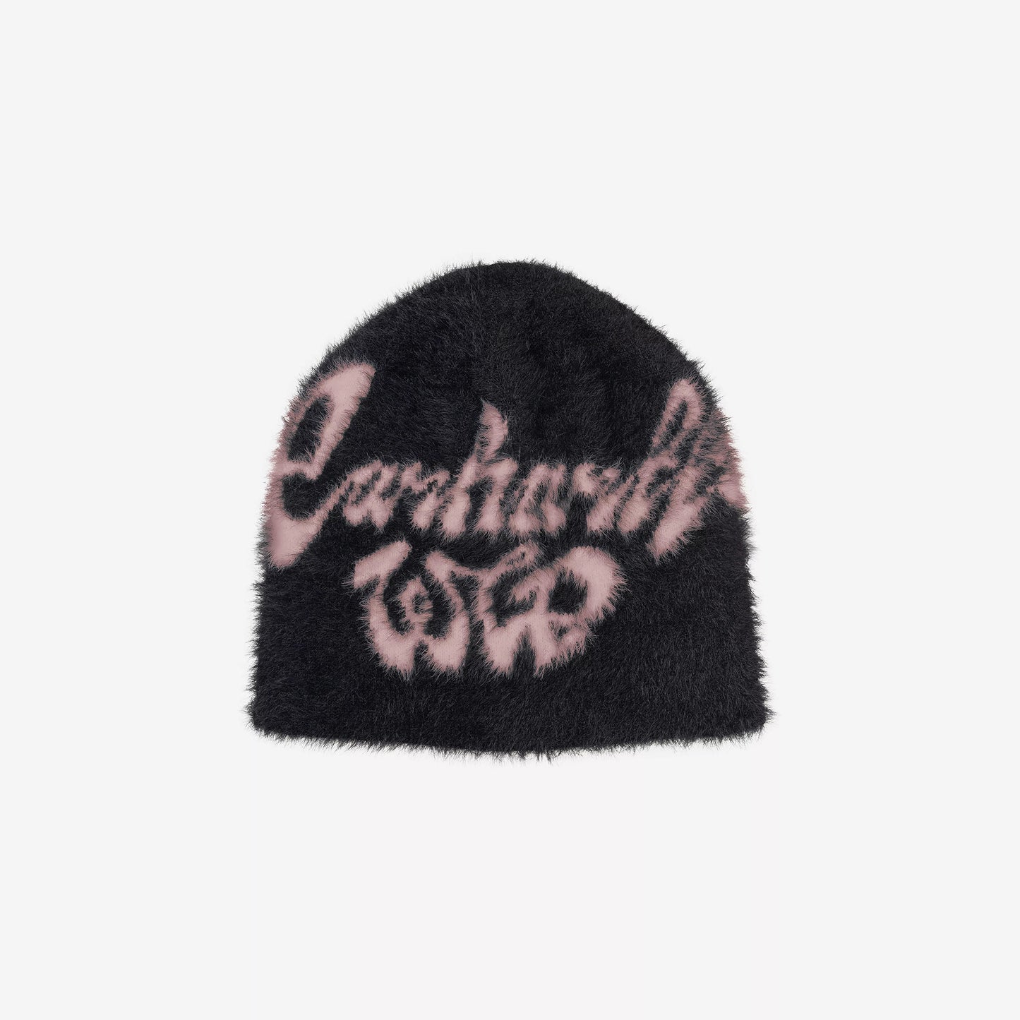 Chedda Beanie - Black / Glassy Pink