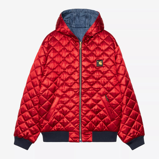 50 Years Anniversary OG Active Jacket Denim - Blue / USA Red stone bleached