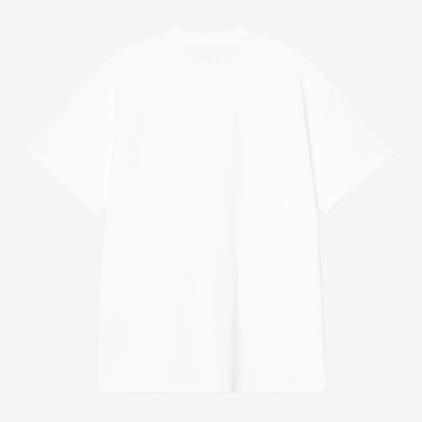 S/S Longhand Pocket T-Shirt - White / Black