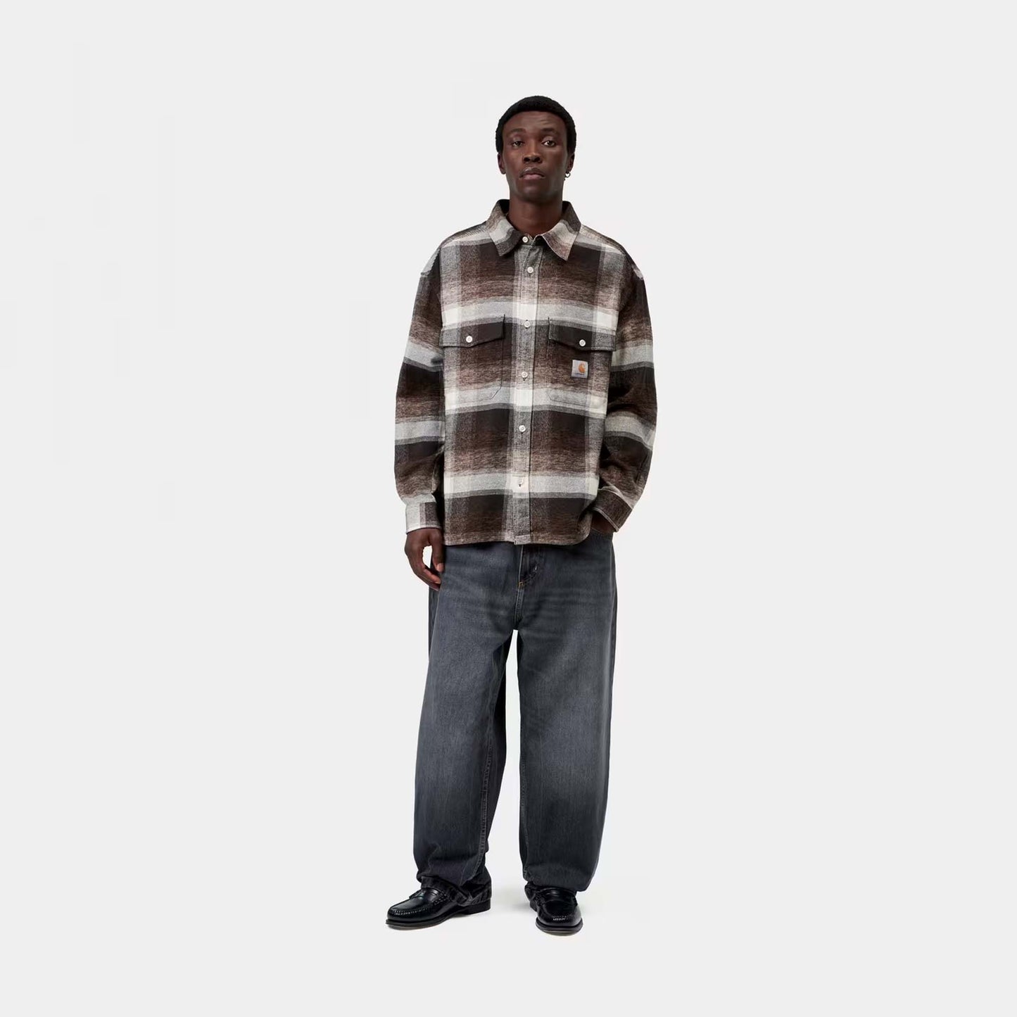 L/S Esterson Shirt - Esterson Check/Tobacco
