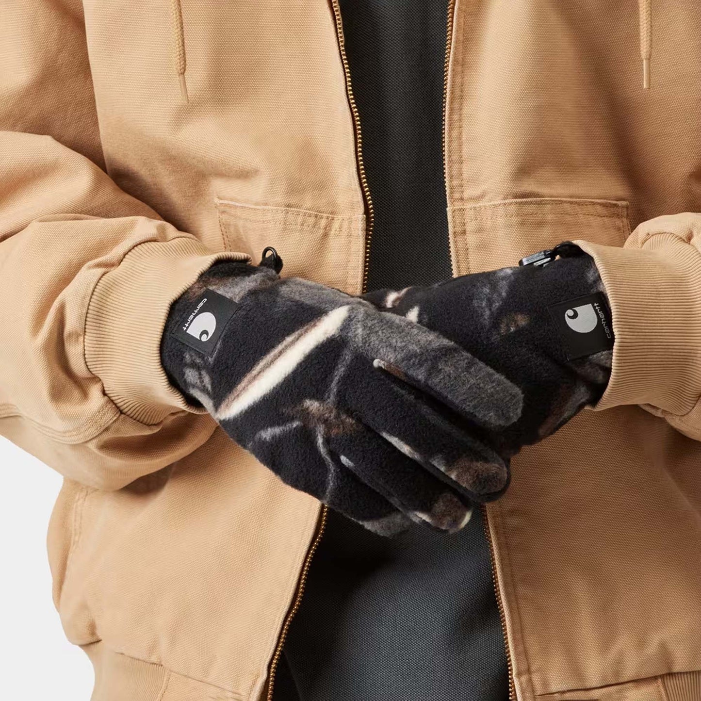 Blevin Gloves - Camo Feather Tree/Black