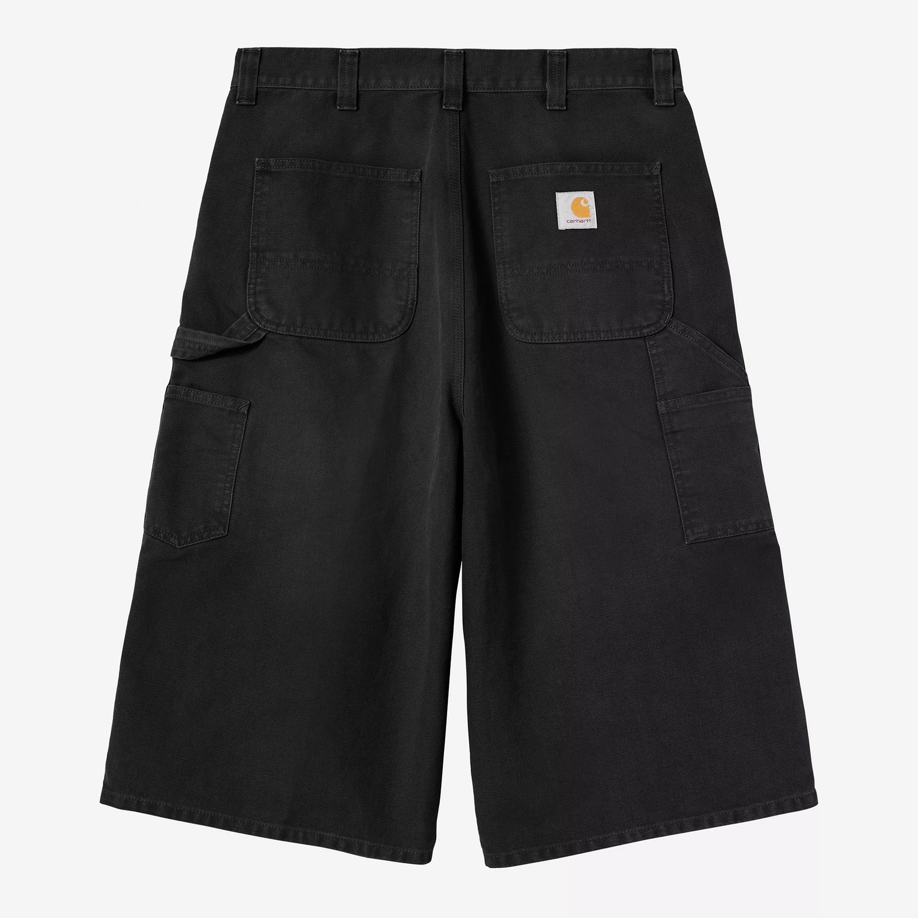 Carhartt WIP OG Single Knee Long Short - Black stone canvas – Cooshti