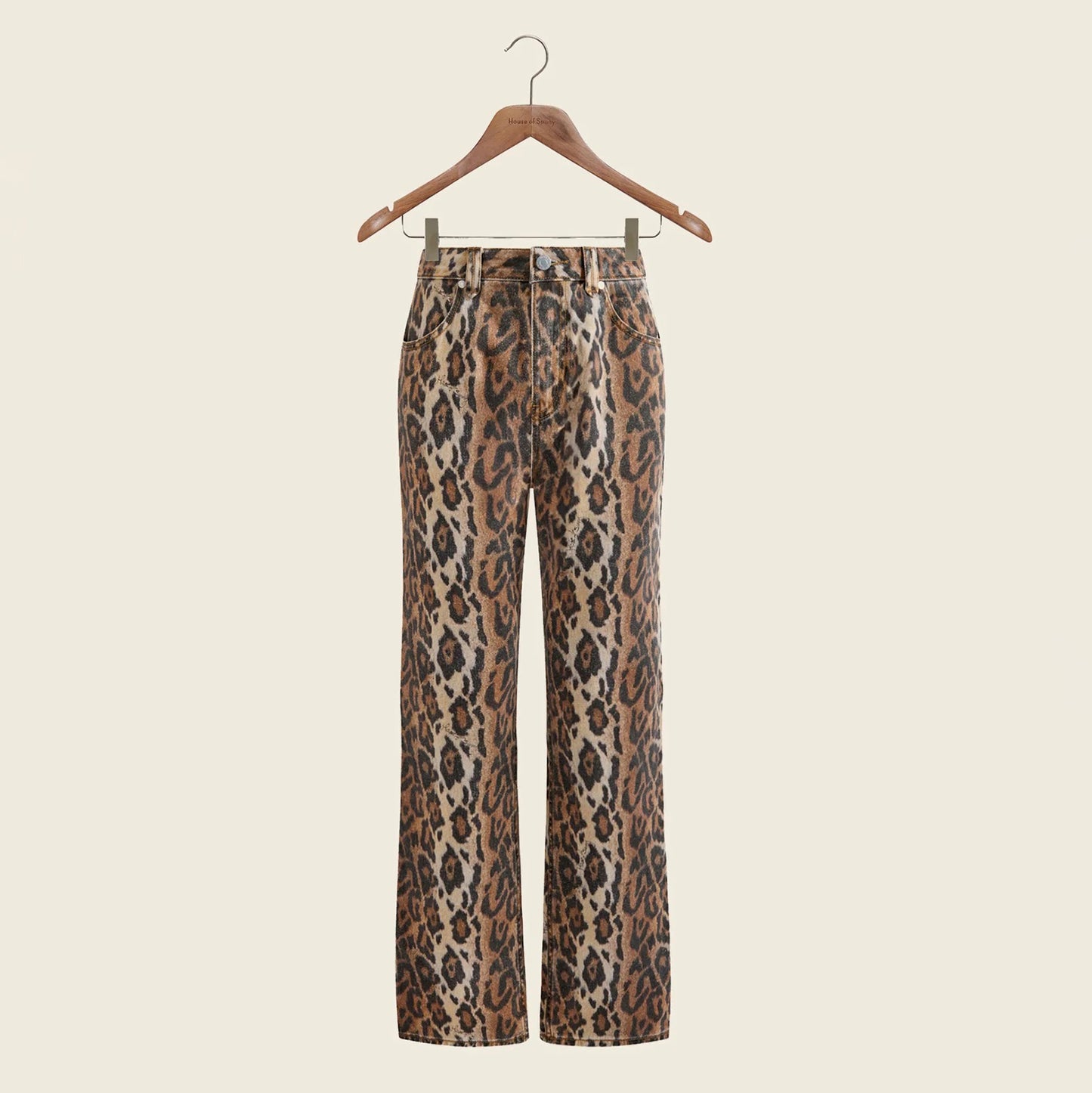 W' Leopard Jessie Denim