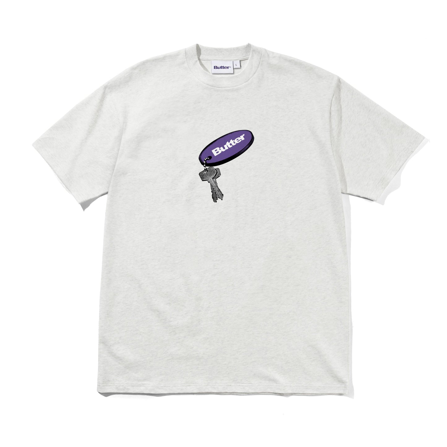 Key Chain Tee - Ash