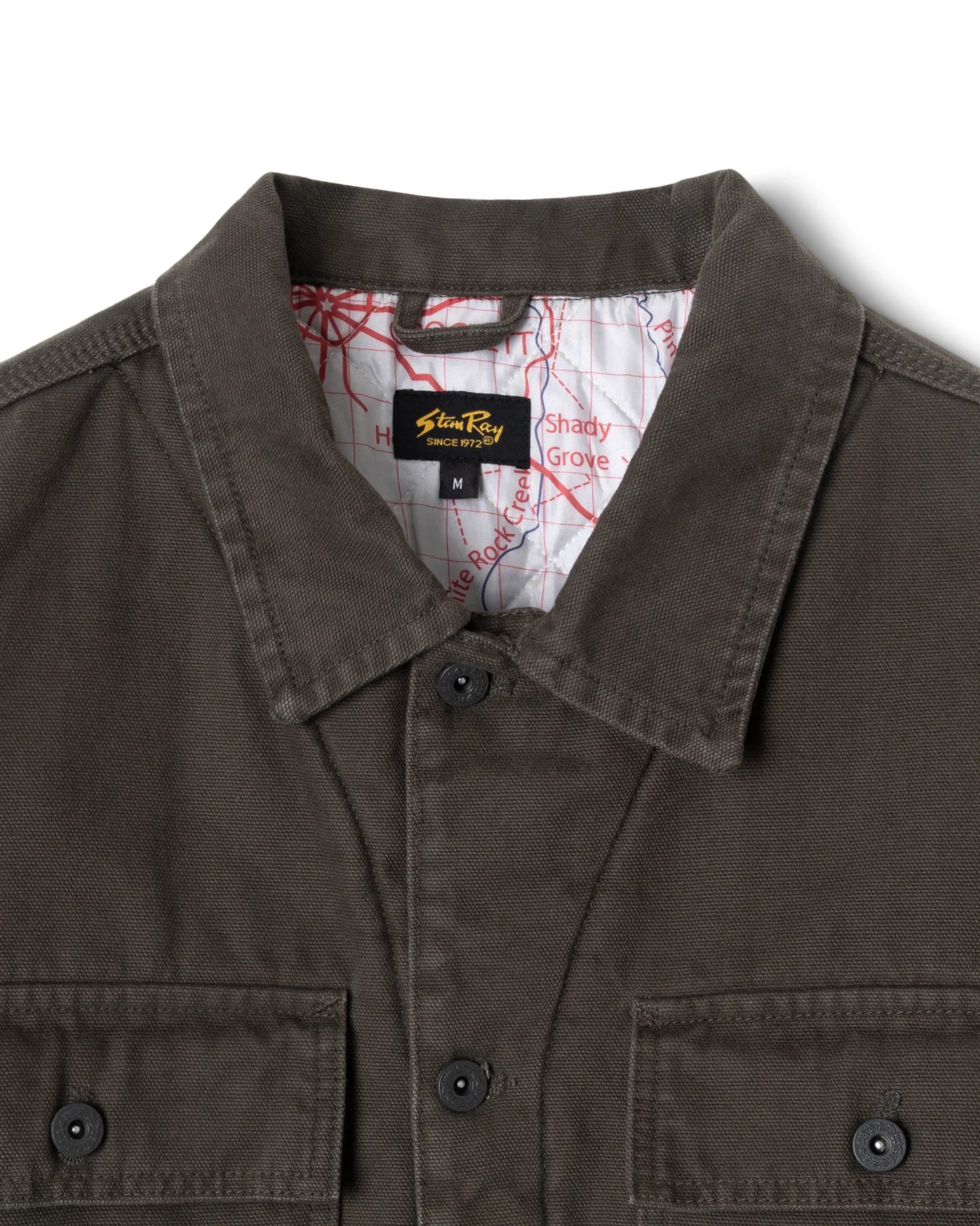 Lined Trucker Jacket - Charcoal Duck