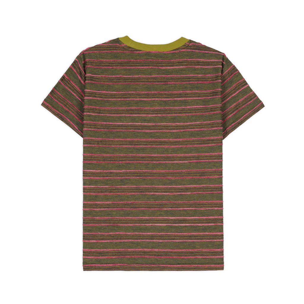 Pudu Stripe Baby T-Shirt - Green Multi