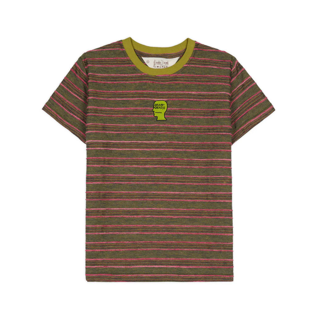Pudu Stripe Baby T-Shirt - Green Multi