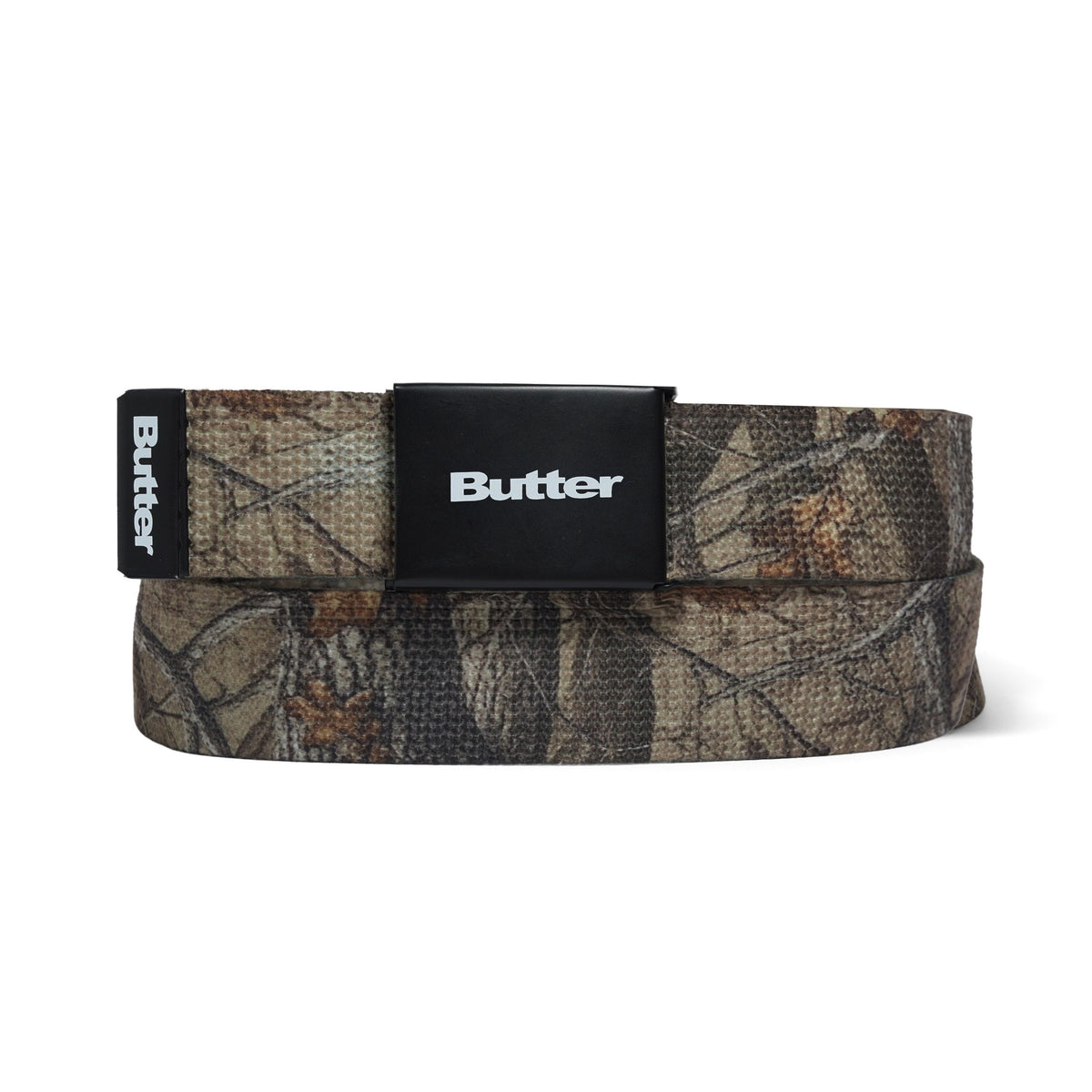 Logo Woven Belt - Forest Camo