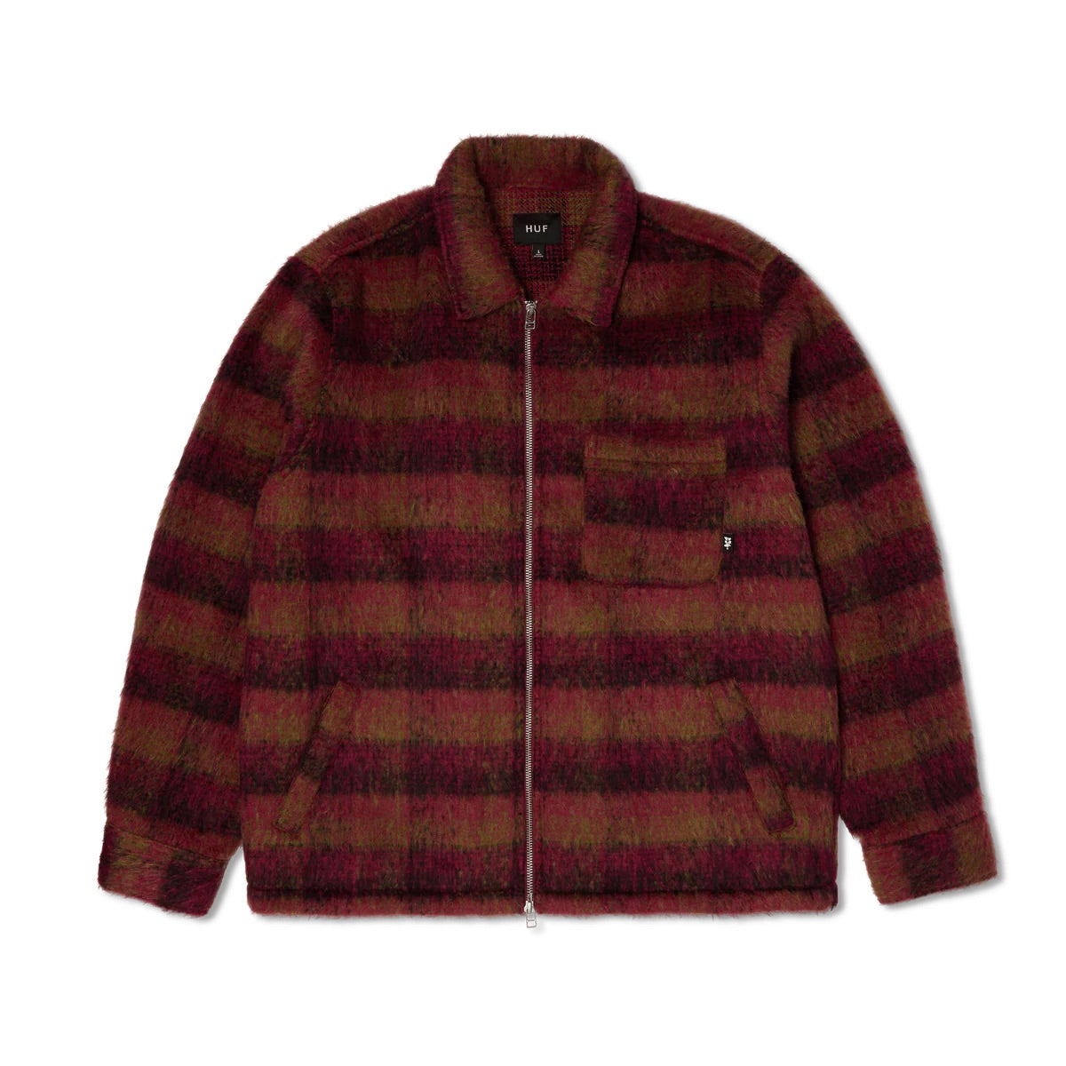 Megablast Plaid Jacket - Berry