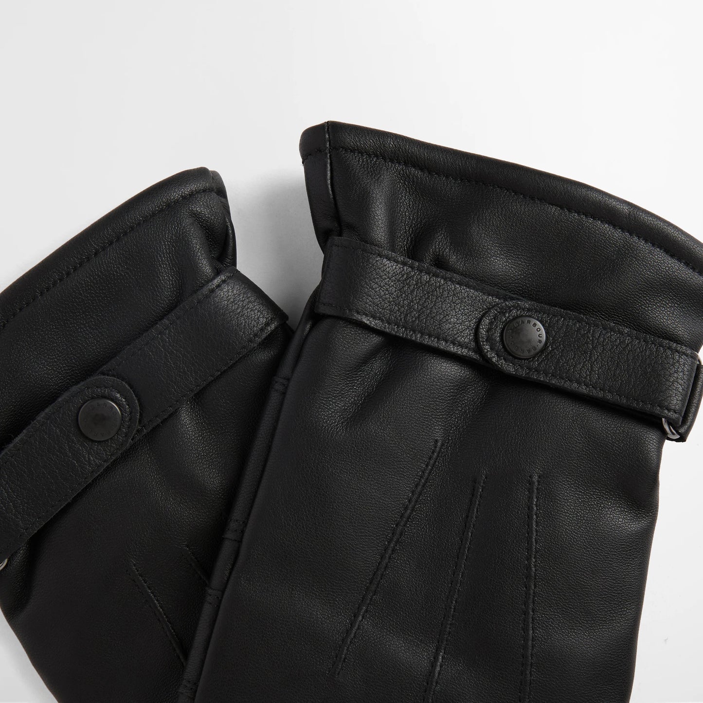 Burnished Leather Thinsulate Gloves - Classic Black
