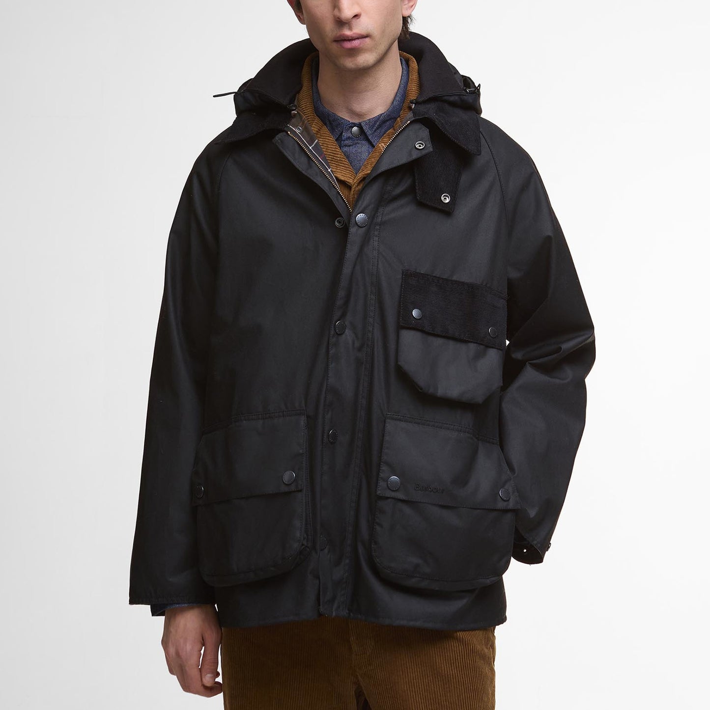 Modified Solway Waxed Jacket - Black