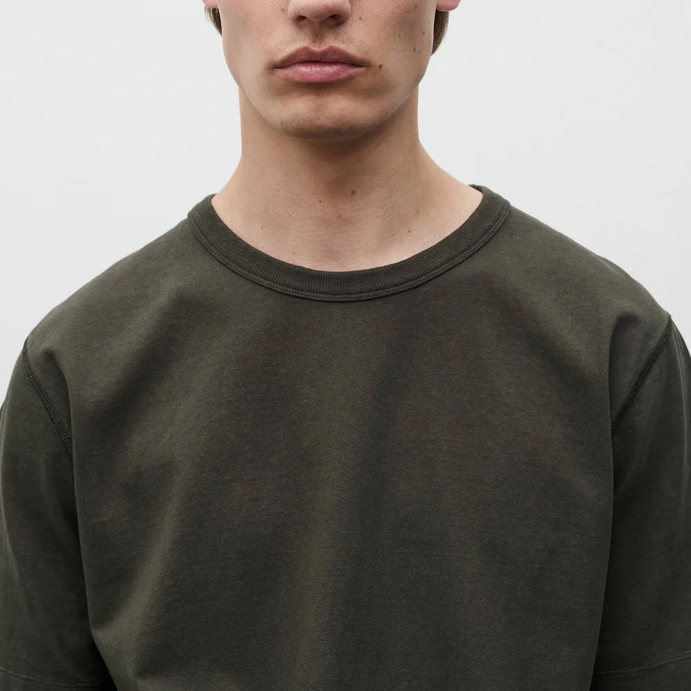Elmelunde Soft Compact Cotton T-Shirt - Beech Green