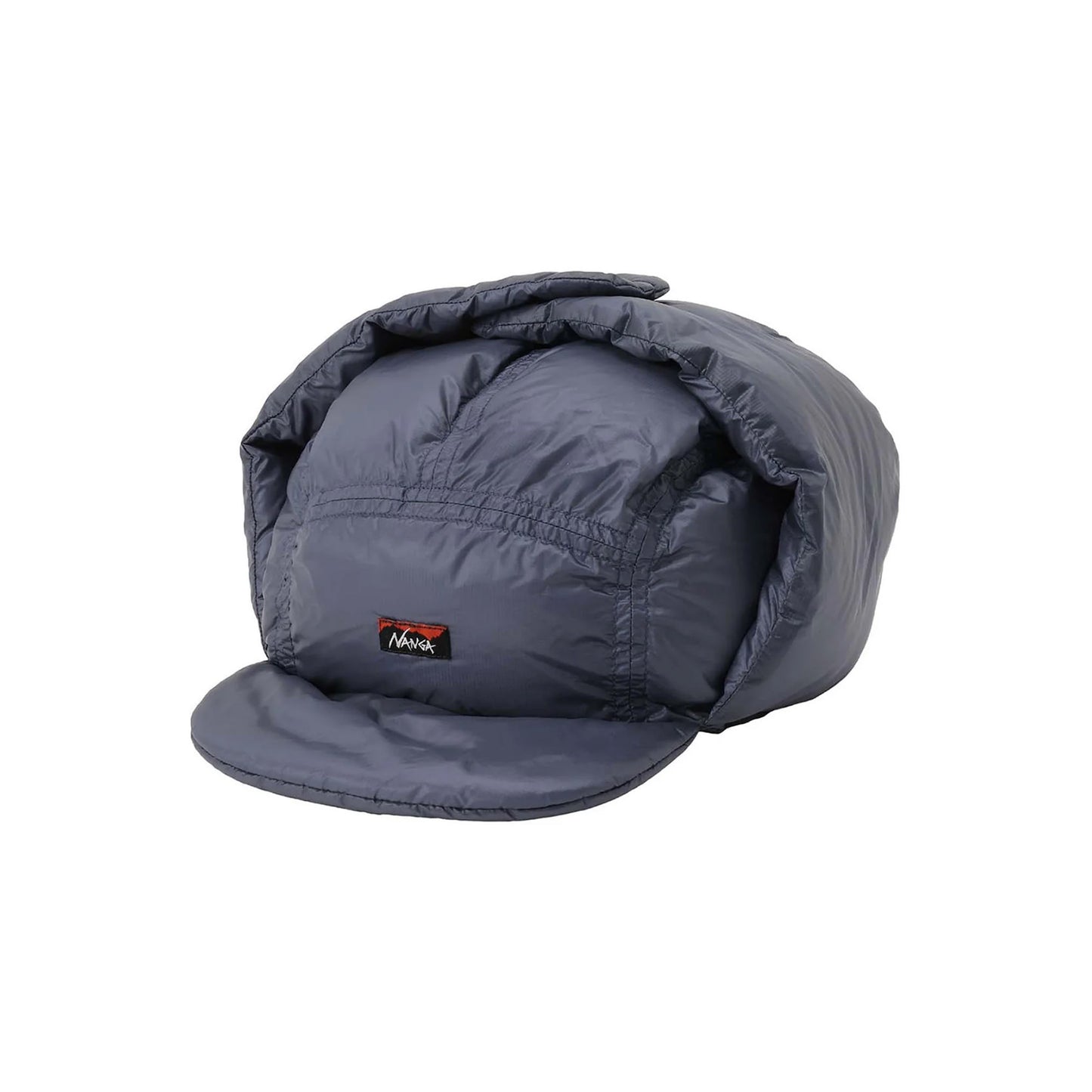 Mountain Lodge Down Ear Flap Cap - Airforce Blue