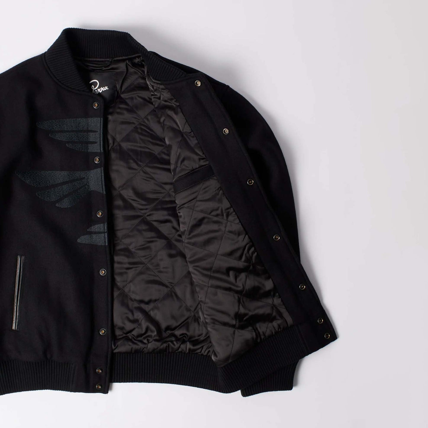 Not Movie Quality Varsity Jacket - Black
