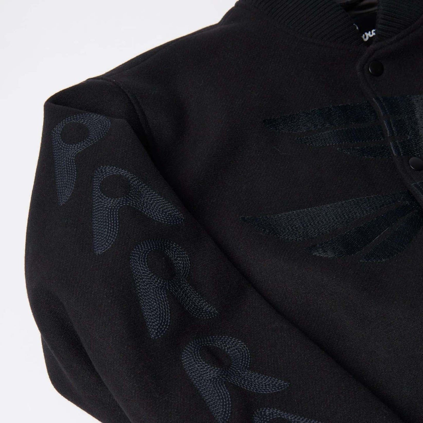 Not Movie Quality Varsity Jacket - Black