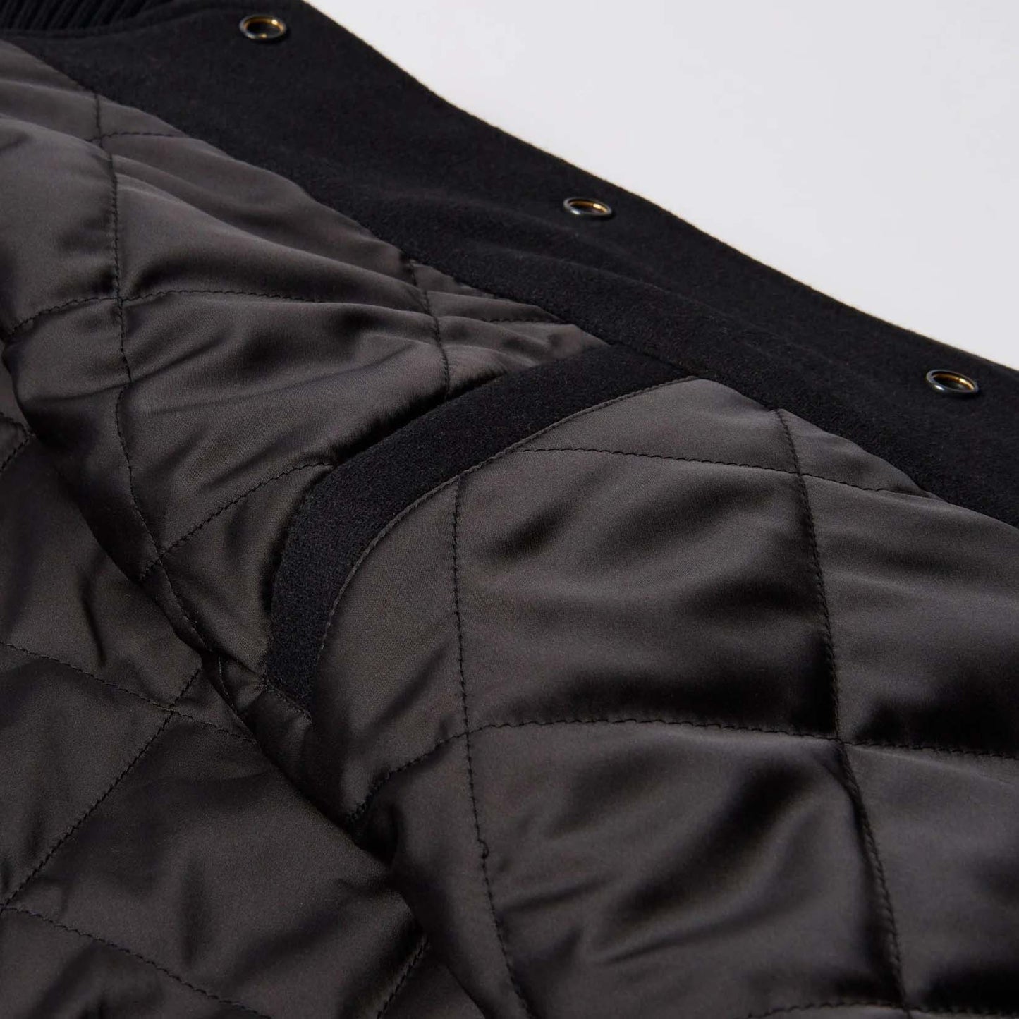 Not Movie Quality Varsity Jacket - Black