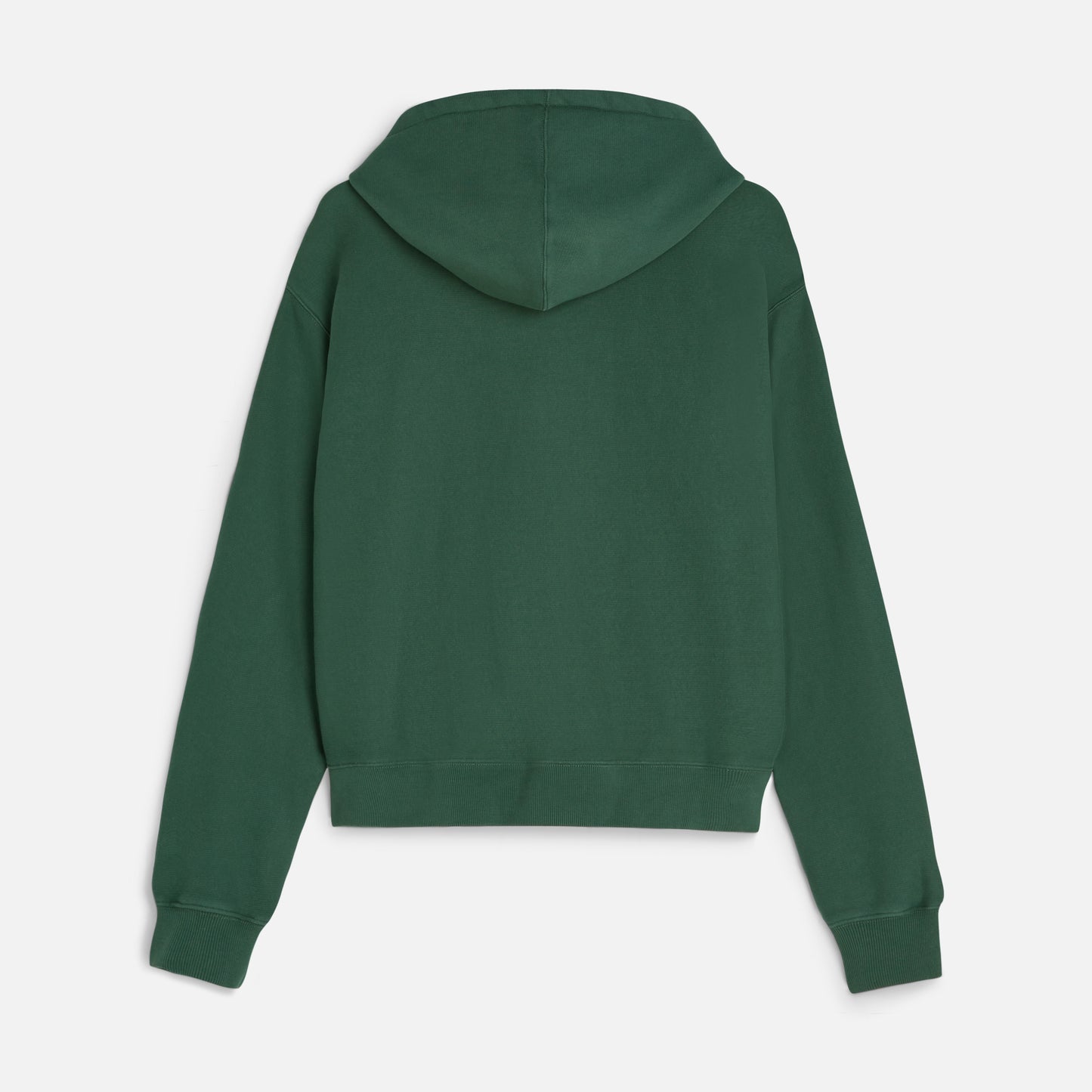 Classic Zip Up Hooded Sweater - Bistro Green