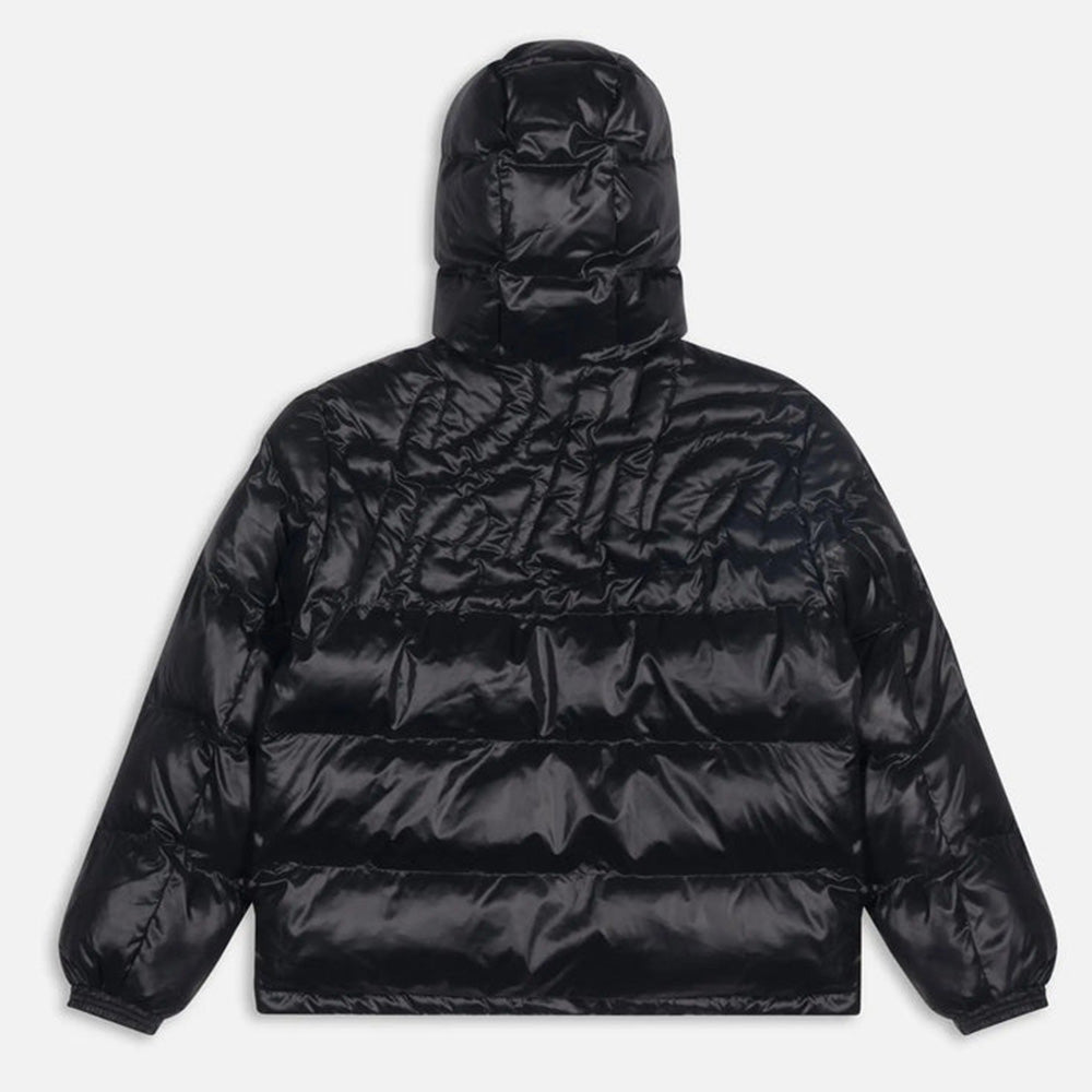 Quilted Script Logo Puffer Jacket