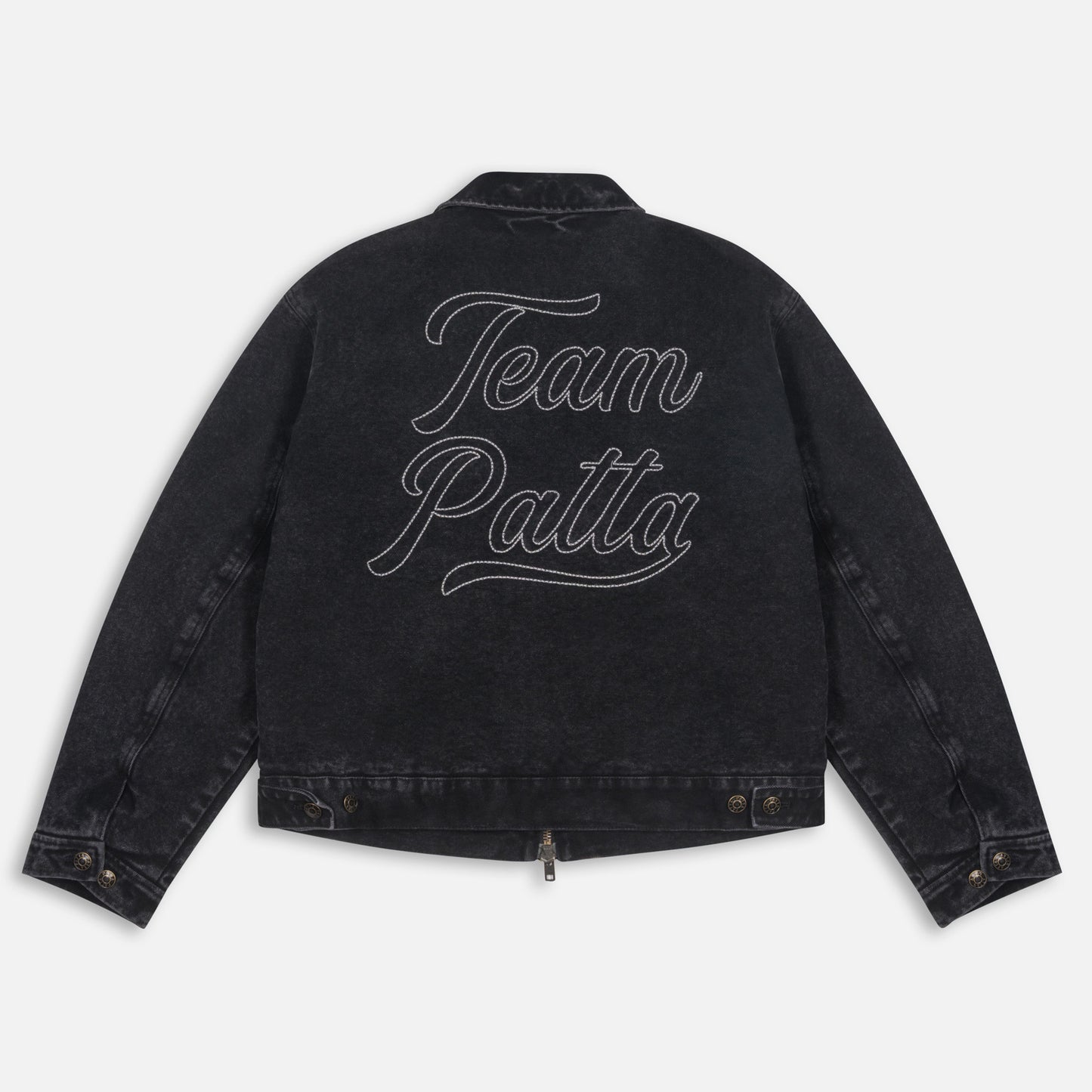 Washed Canvas Jacket - Black