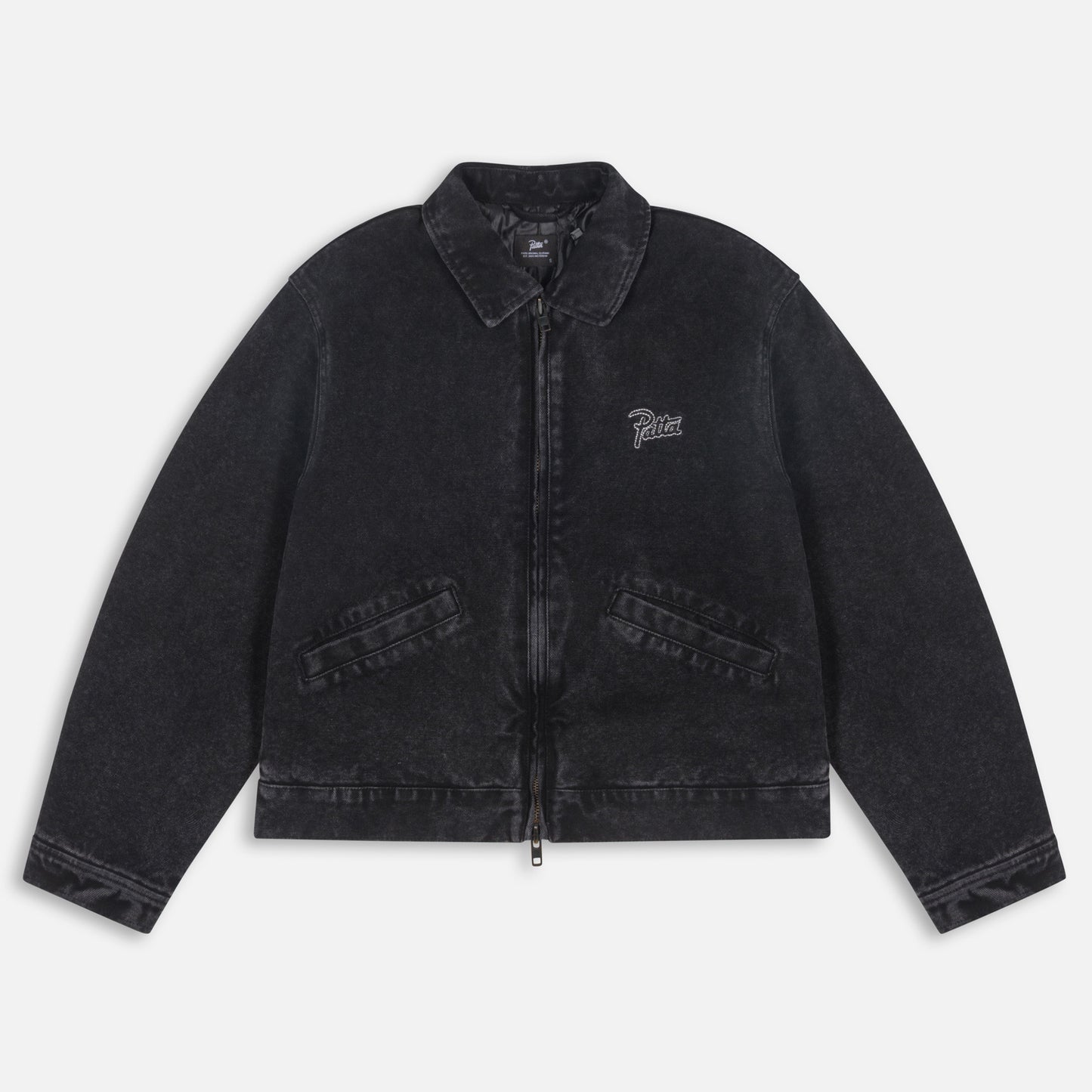 Washed Canvas Jacket - Black