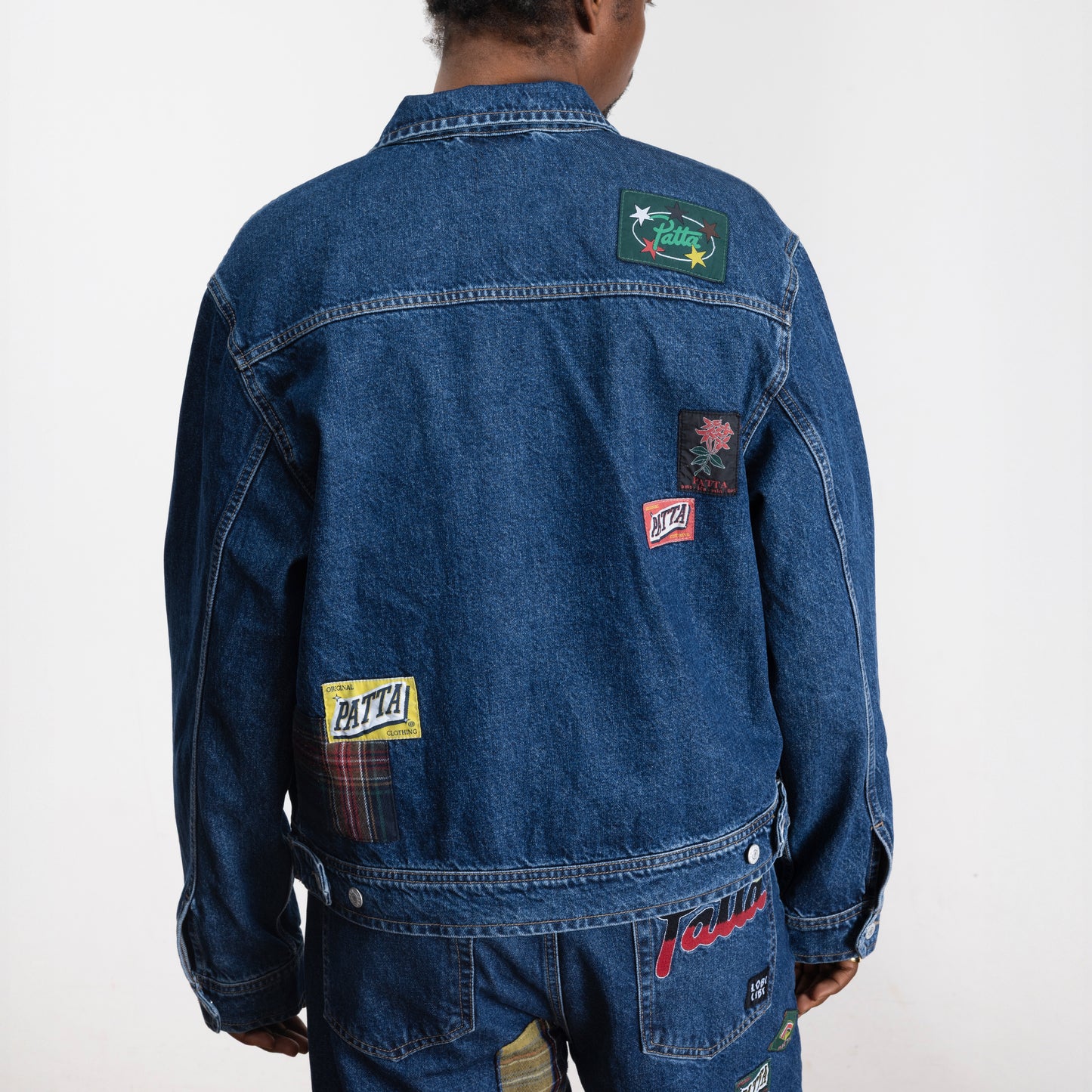 Whole Lotta Labels Denim Jacket - Light Blue
